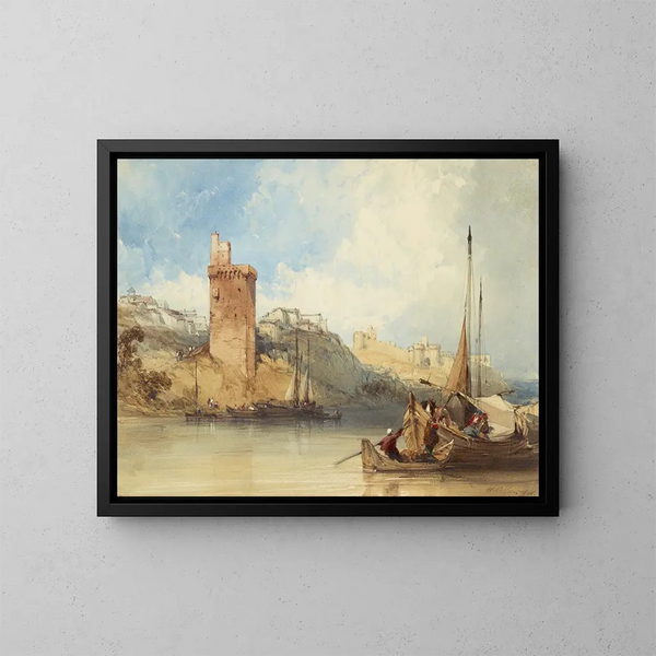Villeneuve-lès-Avignon - William Callow — quadro incorniciato alla parete