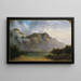 Mont Olympe, lago St Clair, Tasmania, fonte del Derwent - William Charles Piguenit — quadro incorniciato alla parete