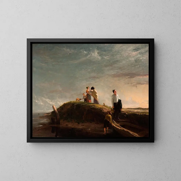 Il partente riluttante - William Collins — quadro incorniciato alla parete