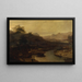 Vista in Cina che coltiva il tè - William Daniell — quadro incorniciato alla parete