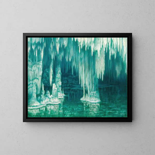 La Grotte du Drac, Manacor - William Degouve de Nuncques — quadro incorniciato alla parete