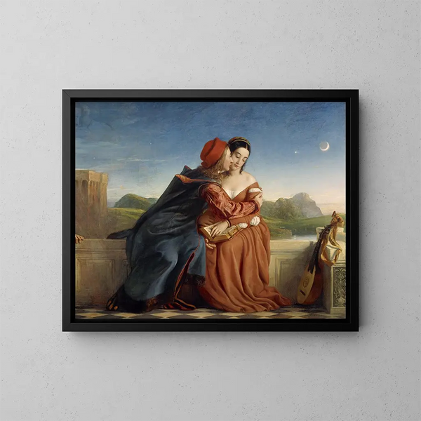 Francesca da Rimini - William Dyce — quadro incorniciato alla parete