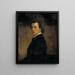 Ritratto dell'artista a 23 anni - William Edgar Marshall — quadro incorniciato alla parete