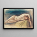 Nu Féminin Allongé - William Edward Frost — quadro incorniciato alla parete