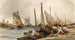 Pescatori nel Porto - William Edward Webb — vista dell’opera