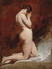 Nu a ginocchio - William Etty — vista dell’opera