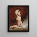 Nu a ginocchio - William Etty — quadro incorniciato alla parete