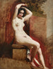 Nu accademico seduto - William Etty — vista dell’opera