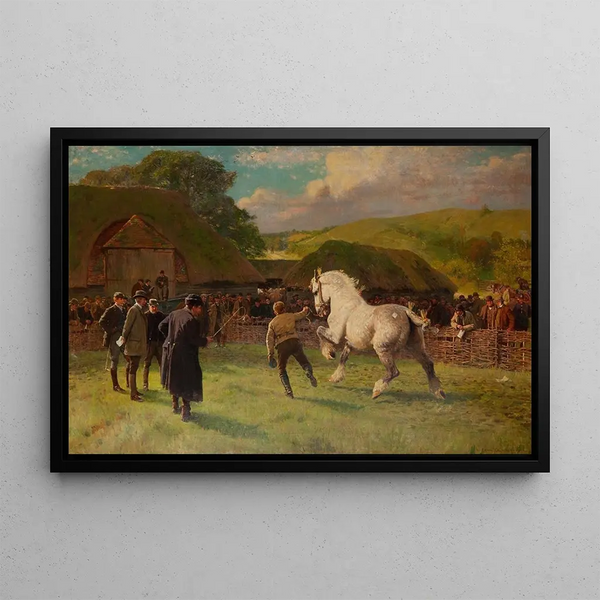 William Frank Calderon - A grey mare.webp