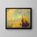 Coucher de soleil sur San Giorgio, Venise - William Gedney Bunce — quadro incorniciato alla parete