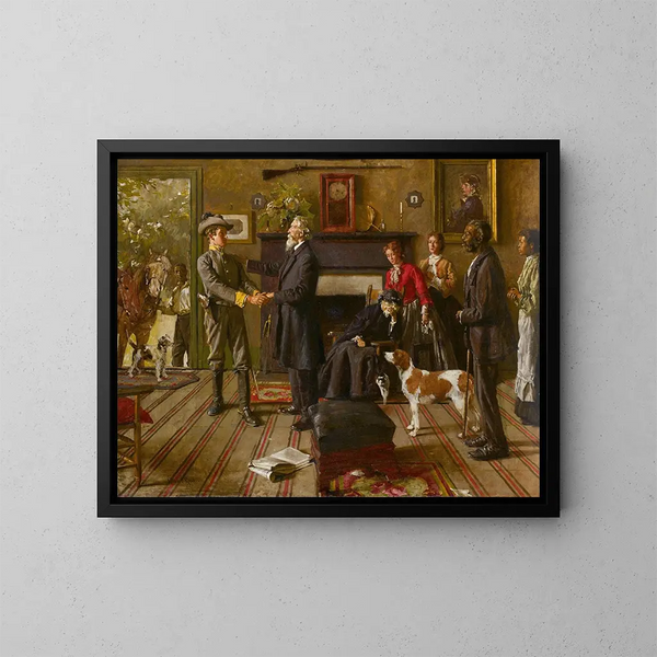Partire da casa - William Gilbert Gaul — quadro incorniciato alla parete