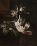 Nature morte con un gallo bianco - William Gouw Ferguson — vista dell’opera