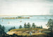 La baie di New York e l'isola Governors visti da Brooklyn Heights - William Guy Wall — vista dell’opera