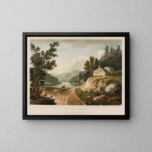 Vista vicino a Fishkill - William Guy Wall — quadro incorniciato alla parete
