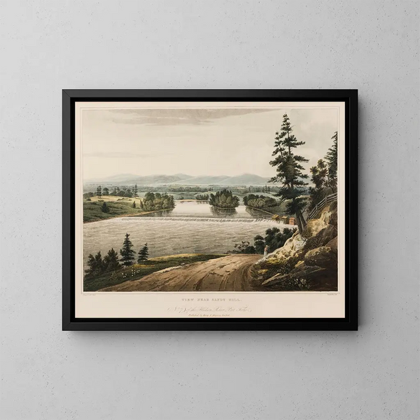 Vista vicino a Sandy Hill - William Guy Wall — quadro incorniciato alla parete