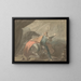 Un roi e un cavallo con donne spettrali - William Hamilton — quadro incorniciato alla parete