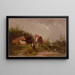 Terrain di Gioco per Bambini - William Harring — quadro incorniciato alla parete