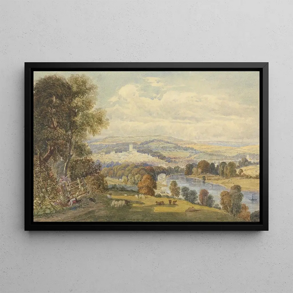 William Havell - View of Totnes Devon.webp