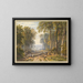 Bûcherons a Park Place, Henley, con il Tamigi sullo sfondo - William Havell — quadro incorniciato alla parete