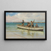 Remorquage des filets - William Henry Bartlett — quadro incorniciato alla parete