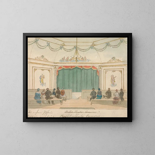 Teatro di balletto Cremorne - William Henry Brooke — quadro incorniciato alla parete