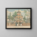 Le pavillon de Cremorne - William Henry Brooke — quadro incorniciato alla parete