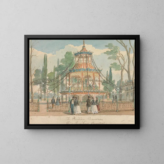 Le pavillon de Cremorne - William Henry Brooke — quadro incorniciato alla parete