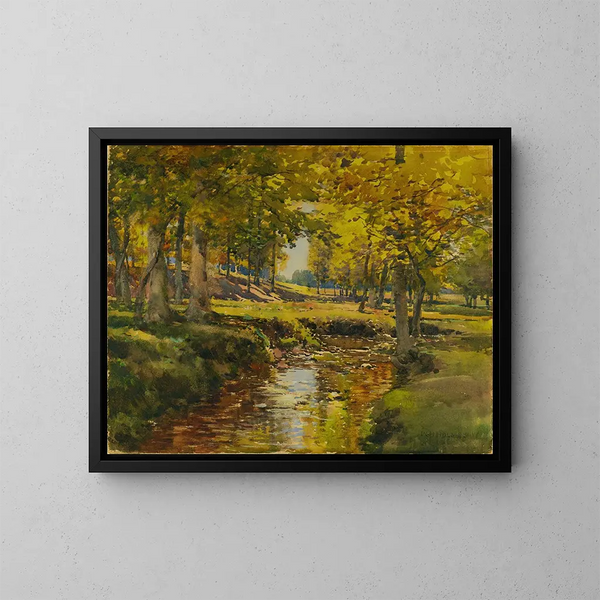 Autunno al bordo del prato - William Henry Holmes — quadro incorniciato alla parete