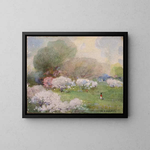 Fiori di ciliegio - William Henry Holmes — quadro incorniciato alla parete