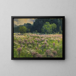 Campo di margherite d'oro - William Henry Holmes — quadro incorniciato alla parete