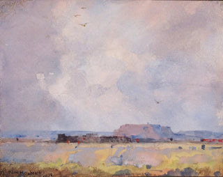 Nel paese dei altipiani con un pueblo abitato - William Henry Holmes — vista dell’opera