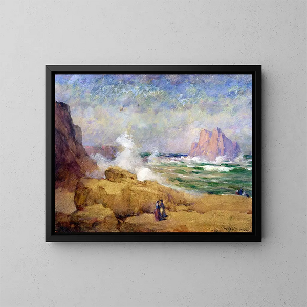 sulla costa della California - William Henry Holmes — quadro incorniciato alla parete