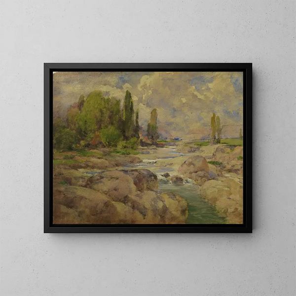 Le ruisseau Normal Rock - William Henry Holmes — quadro incorniciato alla parete