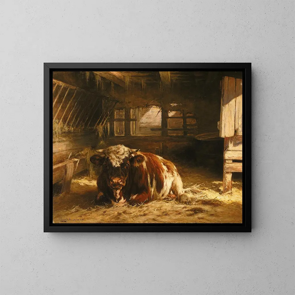 La mia giornata a casa - William Henry Howe — quadro incorniciato alla parete
