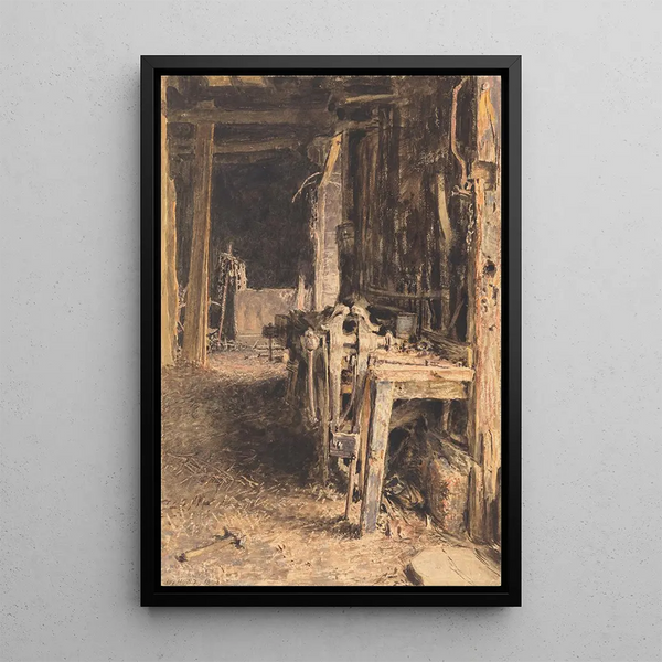 William Henry Hunt - Barn Interior.webp