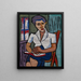 Fille assise - William Henry Johnson — quadro incorniciato alla parete