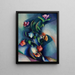 Fleurs synchromistes - William Henry Kemble Yarrow — quadro incorniciato alla parete