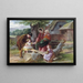 Allenamento per il Derby - William Henry Knight — quadro incorniciato alla parete