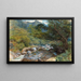 Sur l'East Lyn, North Devon - William Henry Millais — quadro incorniciato alla parete