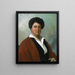 Ritratto di Alexandre Dumas - William Henry Powell — quadro incorniciato alla parete