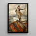 Capitaine de marine sur le pont arrière - William Heysham Overend — quadro incorniciato alla parete