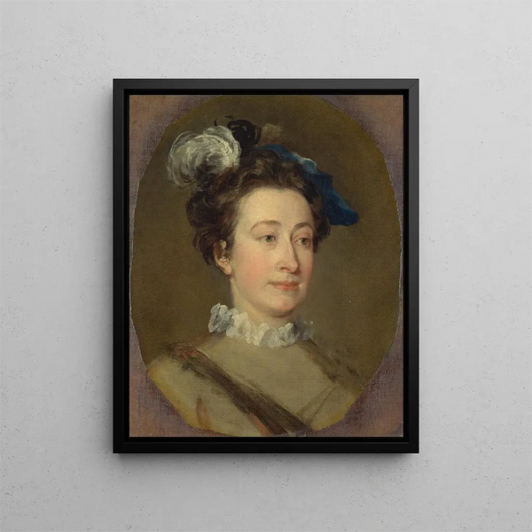 William Hogarth - Girl in a Plumed Hat.webp