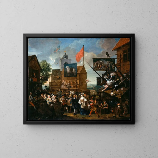 Fiera di Southwark - William Hogarth — quadro incorniciato alla parete