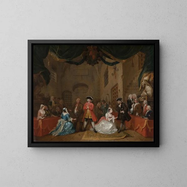 L'Opéra des gueux - William Hogarth — quadro incorniciato alla parete