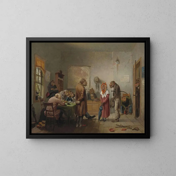 Divorzio - William Holbrook Beard — quadro incorniciato alla parete