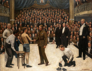 Una vittoria gallese al National Sporting Club - William Howard Robinson — vista dell’opera