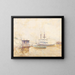 Bateau sur la rivière Ohio - William J. Forsyth — quadro incorniciato alla parete
