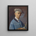 L'uomo pittore - William J. Forsyth — quadro incorniciato alla parete
