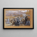Pomeriggio a Coney Island - William James Glackens — quadro incorniciato alla parete