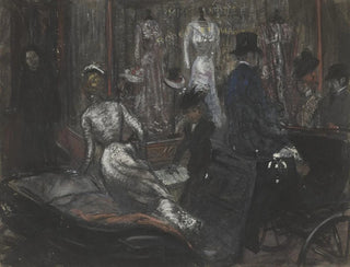 Chez les modistes - William James Glackens — vista dell’opera